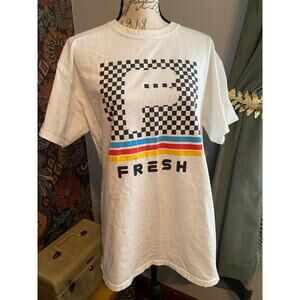 Popular Poison Fresh Retro 100% Cotton T Shirt Size Large